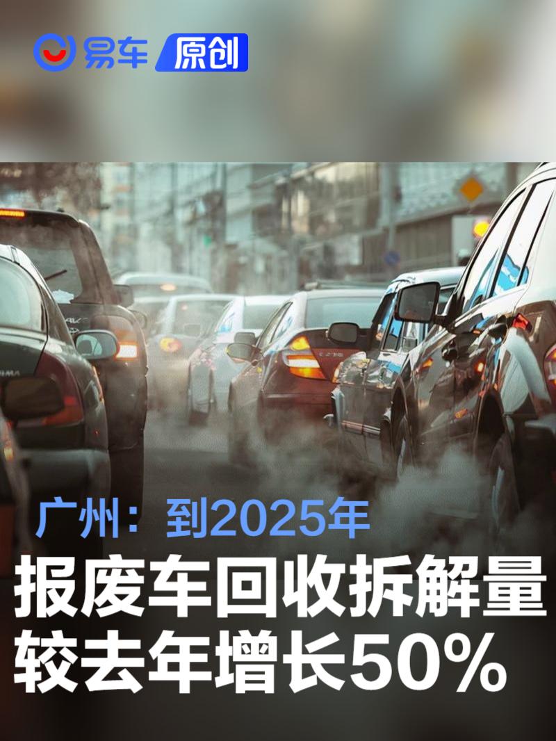 Leyu·乐鱼官网广州：到2025年报废汽车规范回收拆解量较2023年增长50%(图3)